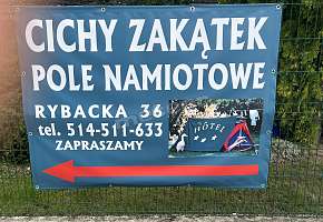 Pole Namiotowe Cichy Zakątek