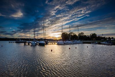 Jezioro Niegocin i Kisajno w Giżycku