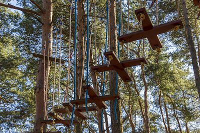 Park Linowy Wiewiórka w Giżycku