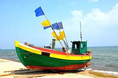 Przystań rybacka w Unieściu