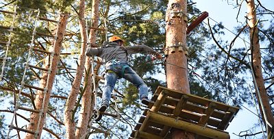 Park Linowy Nad Bałtykiem w Darłówku