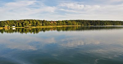 Jezioro Białe w Okunince