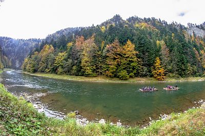 Spływ Dunajcem w Szczawnicy