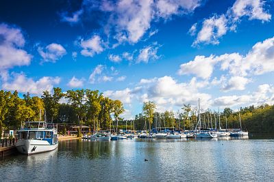 Port Piaski w Rucianem-Nidzie