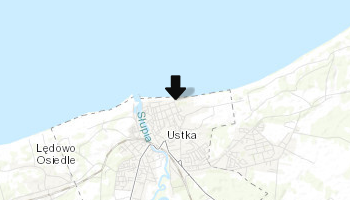 Ławeczka Ireny Kwiatkowskiej w Ustce