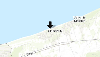 Plaża i kąpielisko w Sianożętach